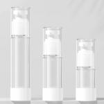 Mass Production 30ml Airless Pump Bottle with Various Specifications Plastic Base Material for sale