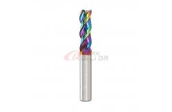 China DLC Coating 3 Flutes Aluminium Square End Mill U Groove Shaped supplier