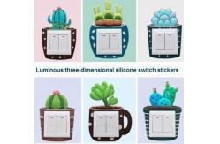China Customized Silicone Non Toxic Light Switch Cover Stickers supplier