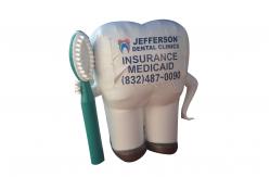China Inflatable cartoon / inflatable advertising giant teeth  / inflatable promotion products supplier