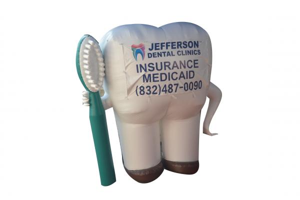 Inflatable cartoon / inflatable advertising giant teeth  / inflatable promotion products