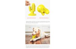 China Cactus Shape Interactive Pet Toys Molar Teeth Dog Dental Chew Toy TPR 125g supplier