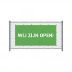 Construction Site Outdoor Polyester Fabric Event Custom Fence Mesh Banners For Events for sale