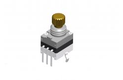 China Re8342m 8mm Incremental Rotary Encoder With 1.0mm Push Button supplier