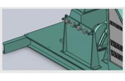 China Blue Furniture Testing Machine 10 ~ 90 Times/Min Luggage Vibration Tester supplier