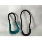 Unique U Shape Zip Fastener Puller , Promotional Zipper Pulls With String