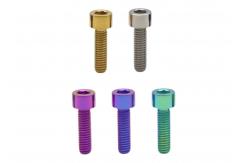 China Customized Titanium Hexagon Socket Head Screws DIN 912 M6 X 20mm Natural Customized supplier