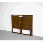 Foldable Solid Wood W98*D50*H79CM Home Office Computer Desk