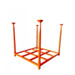 Portable Steel Pallet Stacking Rack Folding Metal Pallet Box Stack Rack for sale