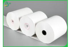 China 690mm * 6000m Jumbo Roll 55gsm Thermal Paper For Movie Ticket Printing supplier