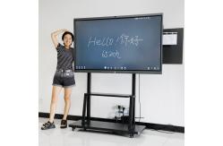 China 65 Inch Smart Interactive Whiteboard Full View Flat Panel Smart Board supplier