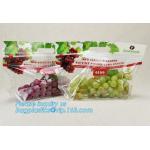 cpp printed slider zip lock vegetable fruit bag, grape packing bags/ fresh grape packaging bag, food preservation slider for sale