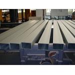 Bronze Drilling Construction Aluminium Profile Extrusion Rectangular Powder Coated for sale
