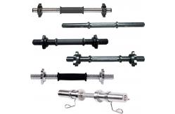 China Spinlock Weight Lifting Bars 25mm Training Handle Olympic Bar Weight supplier