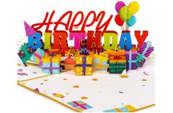 China OEM 3D Pop Up Greeting Card ODM for 18th Birthday Invitation supplier