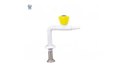 China Yellow Laboratory Gas Taps , Lab Furniture Accessories Rust Resistant Valve supplier