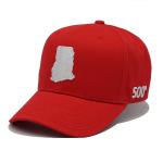 Adjustable Strap 6 Panel Baseball Cap With 6 eyelet Reinforced Seams custom logo for sale