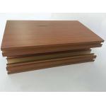 Square Wood Finish Aluminium Profiles Energy Saving And Environmental Protection