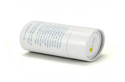 China Gloss Lamination White Cardboard Paper Tubes For Power Packaging supplier
