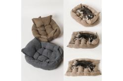China Folding Square Pet Sofa Cushion 100% Cotton Deformable Multifunctional supplier