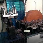 Customized multi-function vertical bonnet flange drilling and tapping center