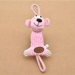 Bite Resistance Plush Pet Toys Cotton Material Printing Logo 44 * 17CM 125G for sale