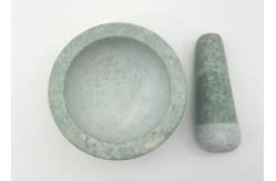 China Marble Stone Spice Grinder 10cm x 6cm Kitchen Herb And Spice Tools supplier