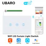 Tuya Smart 1.8KW Curtain Switch 118 US Brazil Tailand Vietnam Us Australia Standard Blind Roller Smart Switch for sale