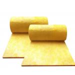 Non Toxic Yellow Heat Insulation Glass Wool Felt Fire And Smoke Exhaust for sale