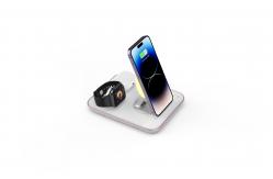 China Green Fast Charge Wireless Charging Pad Made of ABS PC supplier