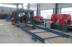 China automatic angle circular sawmill with double blades wood cutting mill machine supplier