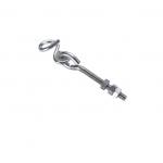 Bolt swing hook Zinc Plated Wooden Bolt Screw Type Swing Hanger Hook Metal Swing Hook for sale