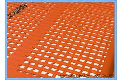 China Orange Polyurethane Self Cleaning Screen Mesh High Wear Resistance For Metallurgy supplier