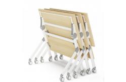 China Adjustable Lightweight Stackable Conference Tables And Chairs For Training Room supplier