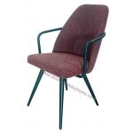 Customized Upholstered Restaurant Chairs Industrial Furniture Contemporary Style for sale