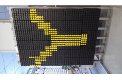China 50mm Response Time Lcd Flip Dot Display For Video Wall Digital Clock supplier