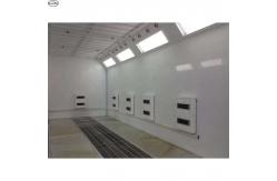 China Spray Booth with Controlled Air Distribution and Aluminum Frame for Paint Application supplier