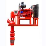 High Speed Automatic Emergency Fire Water Pump System With Long Shaft Gear Box for sale