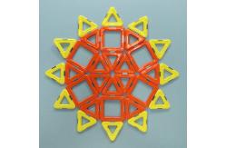 China Plants Themed Magnetic Childrens Blocks Toys Sun Shapes Creativity Learning supplier