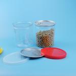 SGS Food Grade PET Airtight Anti Leak Plastic Food Jars for sale