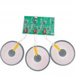 Multi-Device Wireless Charger Coil 3-Coil 15W Fast Charging Pad for 3 Phones at Once for sale