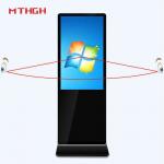 43 Inch High Definition Floor Standing Free Standing Digital Signage With Max Resolution 1920x1080 for sale