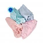 Cleaning cloth rags mutilated 10 100 KG package light color t-shirt rags 100% cotton wiping rags for sale