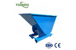 China 4ft Wide Self Dumping Hopper Forklift Bin Waste Management Skips supplier