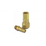 Automatic push-to-connect pin-type one-way shut off operation pneumatic couplings for sale