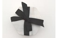China Polished White Stone Coasters Hexagon Shape Moisture Proof High Durability supplier