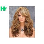 China Heat Resistant 24 Inch Long Synthetic Wigs For Black Women manufacturer