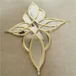 8*18k golden pink decorative window bars flower for double glazed glass for sale