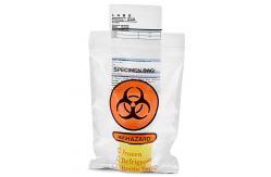China Biohazard Transparent 8x10cm Specimen Transport Bag Heat Seal supplier