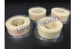 China High Strength Cigarette Making Machine Full Coated Garniture Tape Yellow Tape 0.5mm supplier